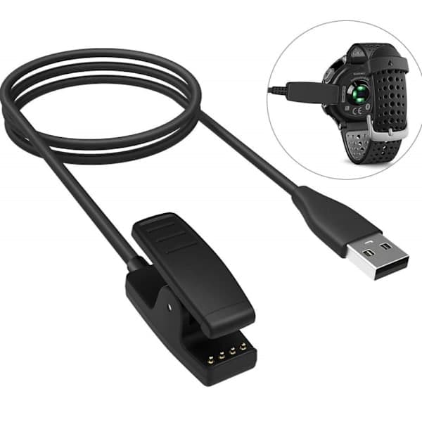 Lader egnet for Garmin Forerunner 235/735XT/630/645/230/Vivomove HR/Approach S20