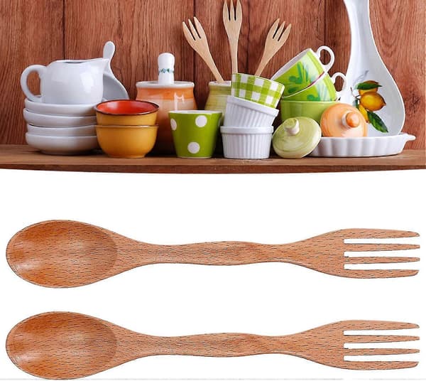2-in-1 Fork and Spoon Combination Ultralight Camping Equipment