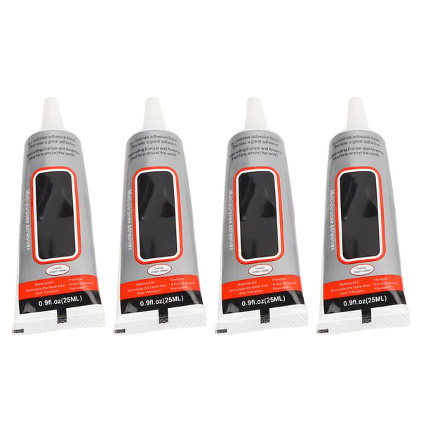 Repair Glue Phone Touch Anti-Warping Screen Soft Viscous Glue Handmade Glue Tools (25ml B7000 4-pack)