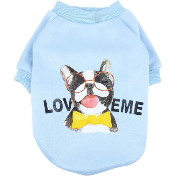 Tøj til små hunde Vinterfrakke Pullover Sweatshirt Bomuldsplade