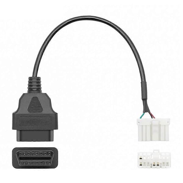 (Ny) For Tesla Model X / S 2012-2015 OBDII til 12-pinners OBD-adapterkabel