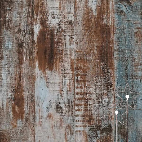 118''x236'' Träskal och klistra tapeter Blåbrun Träkontaktpapper Träväggpapper Avtagbar Se