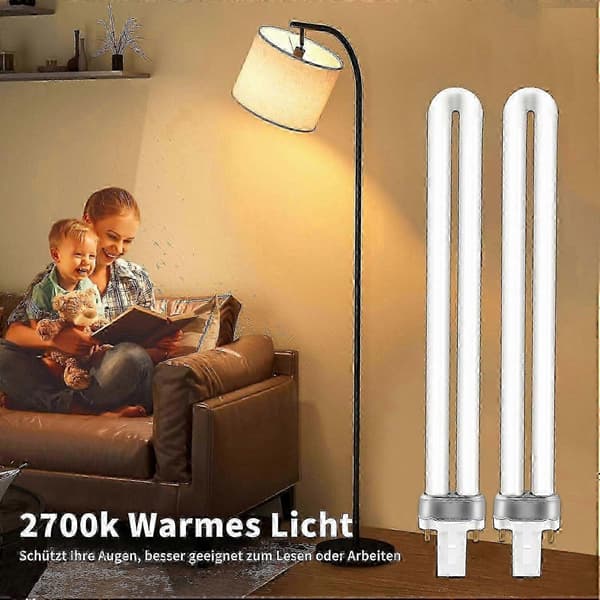 2-pin G23 CFL Bulbs 11W Warm White 2-pack 890LM