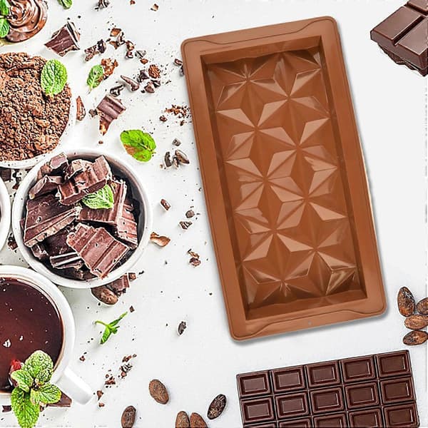 Dybe Chokoladeforme | Silikone Chokoladeform | Varmebestandig Chokoladeform Dyb | Multifunktionelle Chokoladeforme til Dessert