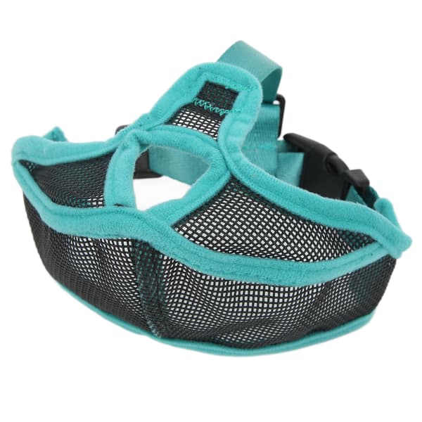 Short Snout Dog Muzzle Mesh Adjustable Breathable Anti-Biting Bulldog Short Snout Muzzle for Dogs XL