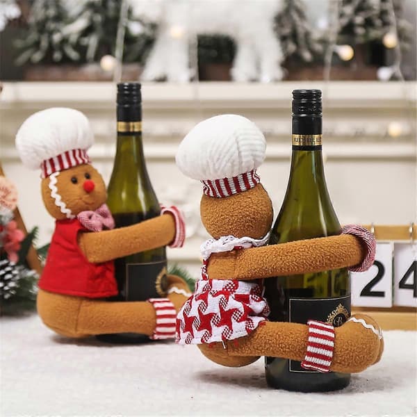 2 stk. peberkagedekorationer til jul, peberkage