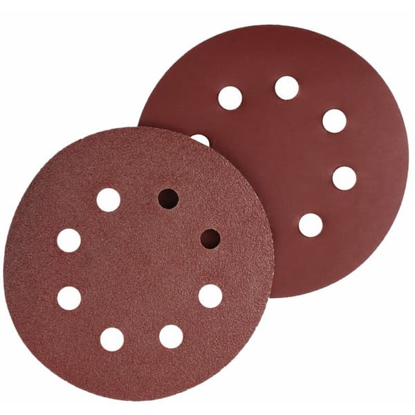 100 st sliprondeller slippapper rund form slippapper slippapper slippapper slippapper 8 hål