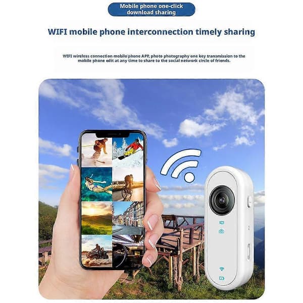 Multifunctional Thumb Action Camera for Outdoor Cycling and Mountaineering