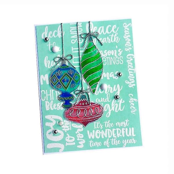 Hänge Mönster Stansar Dies Stämpel DIY Scrapbooking Papper Kort Schablon Dekor Mengxi