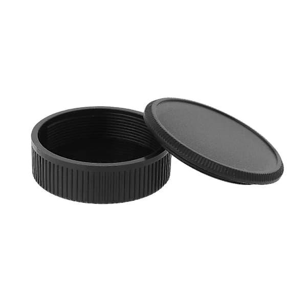 Bagobjektivdæksel til 39 mm Leica M39 L39 sort kamerahus og Ef-objektivudskiftning