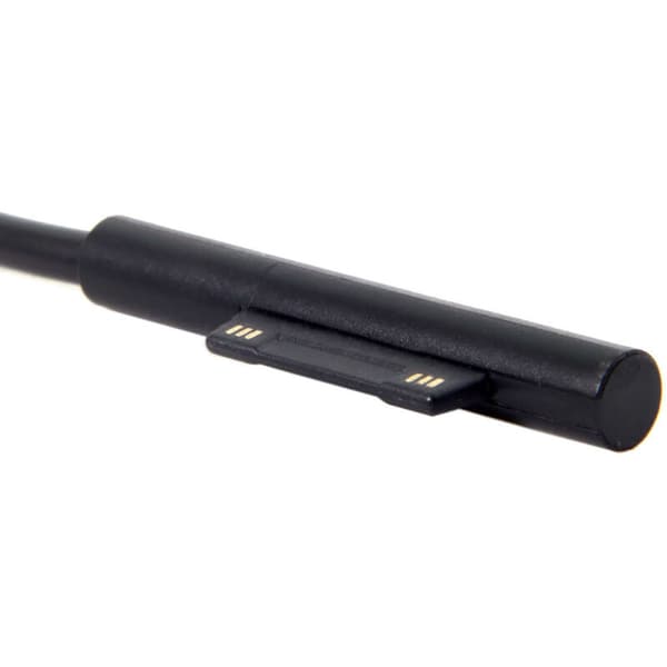 Type-C USB-C DC 15V hunn til Surface Pro3 Pro4 Pro5 Pro6 Book Pro ladekabel svart