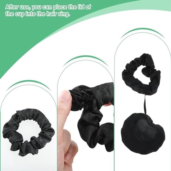 Reusable Scrunchie Drink Covers - Safety Cup Covers for Women - Prevent Drugging