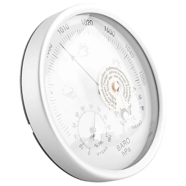 Digitalt innendørs hygrometer, bærbart 3-i-1, veggmontert værtermometer, barometer, hygrometer for hjemmet
