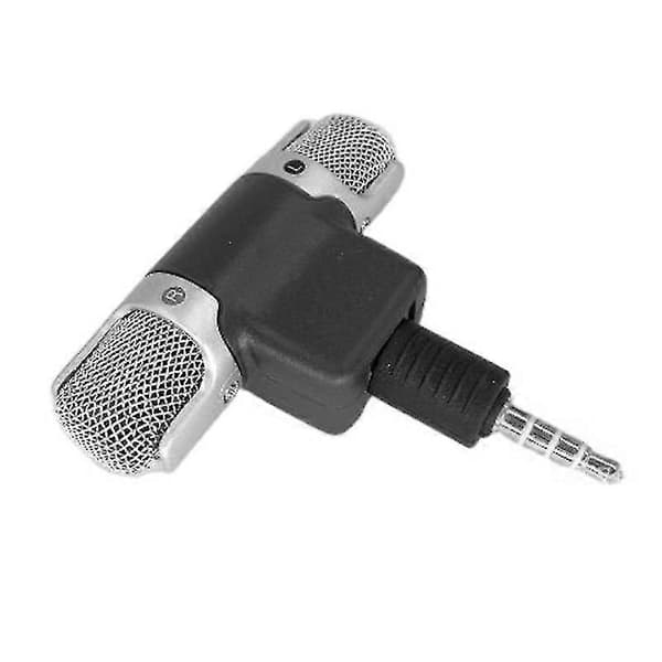 Mini 3,5 mm mikrofon bærbar mikrofon til telefonoptagelse mikrofon til telefon