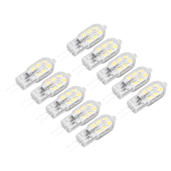 10-pack G4 LED Landscape Bulbs, 12V DC, Dimmable and High CRI-FY-