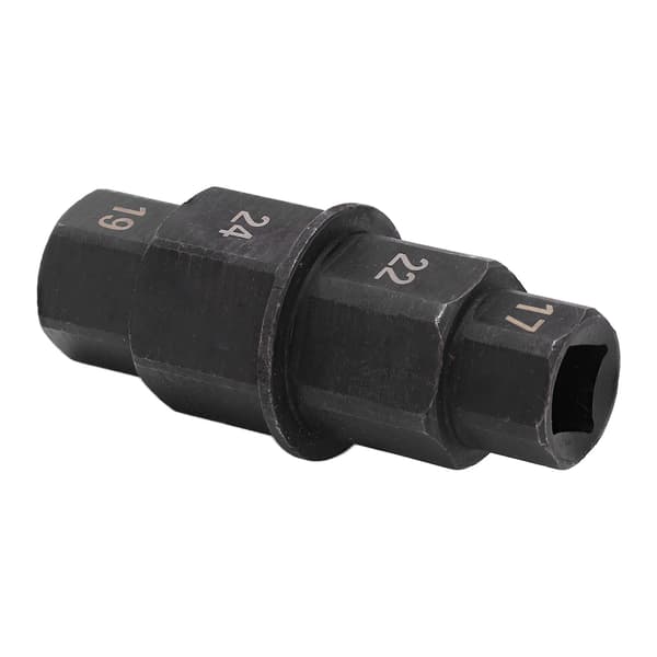 Motorcycle Front Rear Wheel Axle Hex Spindle Drive Socket Tool 17/19/22/24mm Chrome Vanadium Steel