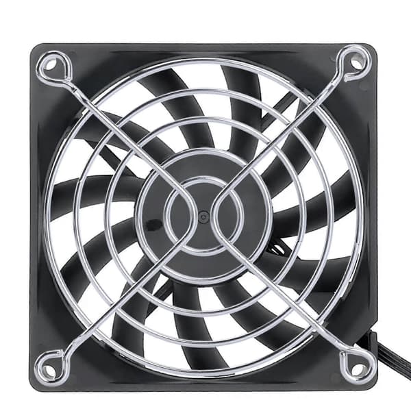 Ventilator til beskyttelsesgitter 8 cm Dia Jerngitter Sikkerhedsgitter til computer til kabinetventilatorer