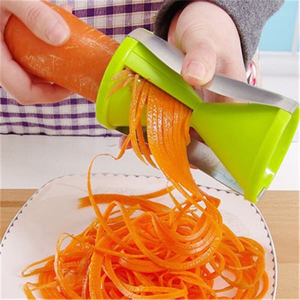 Spiral Peeler, Roterende Timeglasrive, Køkkenhjælper, Multifunktionsskræller