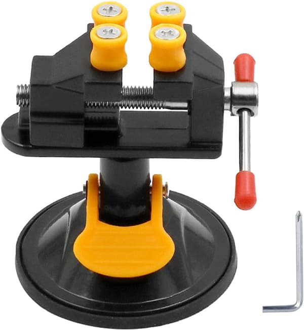 Universal Mini Bordsskruestik 360° Sugekop Boreklemme