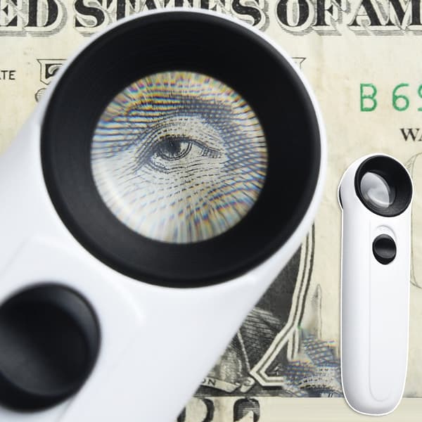 40x Magnifier with LED Light Multifunctional Jewelry Identification Tool for Elderly Use 1pc 1pc