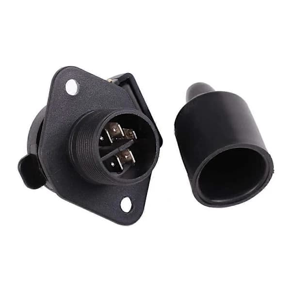 12V Kontakt Tilhengerfeste Uttak Adapter Bil Vanntett for Lastebil Traktor