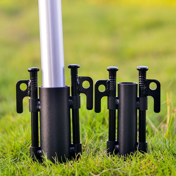 Campingstangholder Stativ Fast Klips Side Spiker Fiksert For Markise
