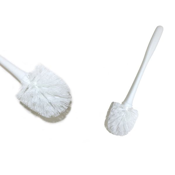 Toalettborste och avloppsrensare set, Vit