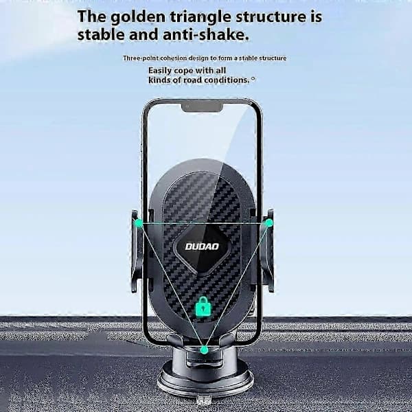 Extendable Arm Car Suction Cup Mount Mobile Phone Holder for Windshield Dashboard