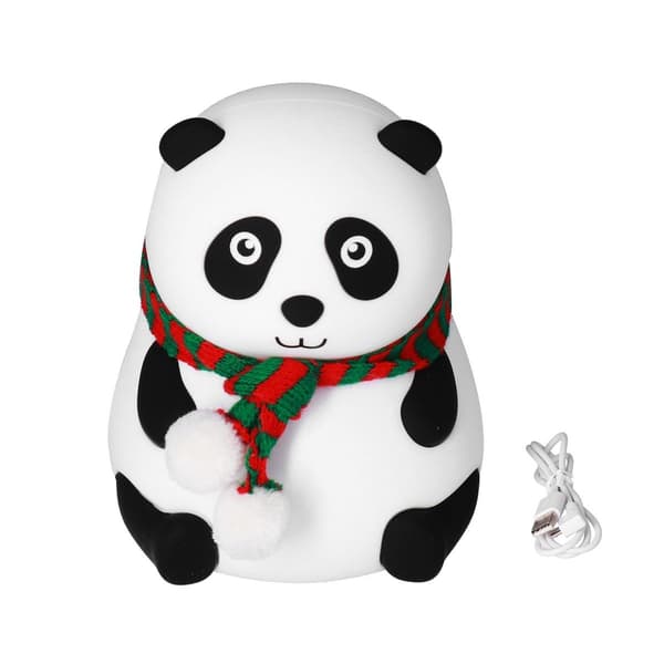 Panda Shaped Tap Night Light with 7 Changing Colors via USB KLB