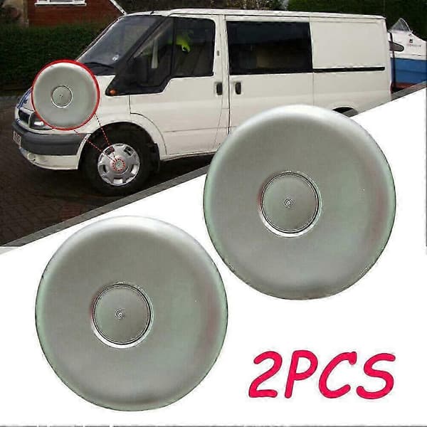 2 stk. til Ford Transit Mk6 Mk7 Mk8 forreste hjulkapsler dobbelte baghjul 2 2