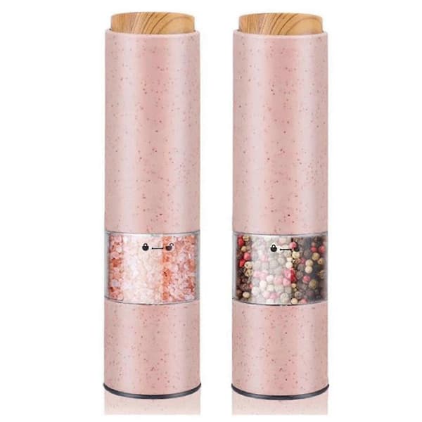 Electric Salt and Pepper Grinder, Electric Ceramic Grinder for Herbs/Pepper/Spices, Adjustable Kitchen Utensil