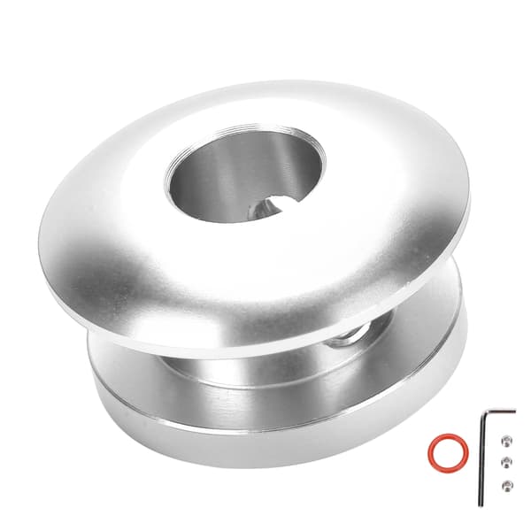 Gear Shift Knob Boot Retainer Limiter Gear Shift Head Spænde Stop Universal til Bil Sølv