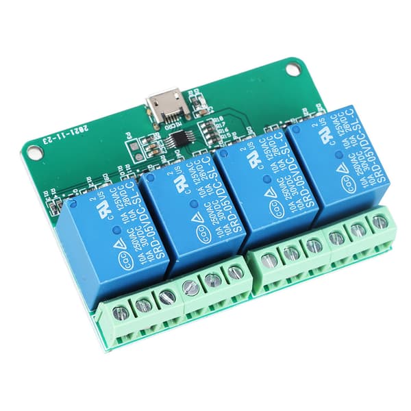 DC 36V HID USB Kontrollbryter Relémodul Driverfri Datamaskin PC Kontroll Relémodul Utvidelseskort