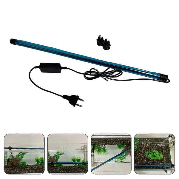 Akvarielampe til belysning 1 stk delikat akvarium LED-lys akvarium sort