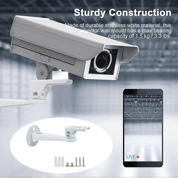Projector Wall Mount Angle Adjustable Projector Wall Mount for Mini Projector Wall Projector