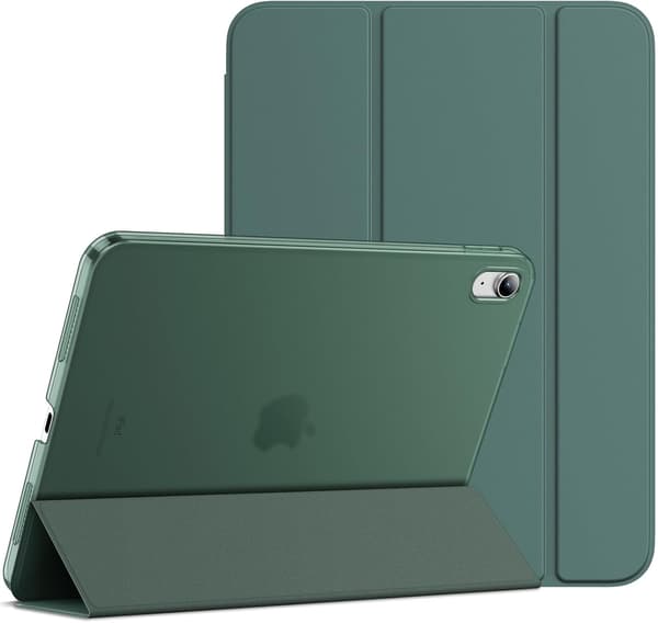 iPad (A16) 11./10. generasjon (2025/2022), Slim Stand Hardt Bakdeksel (Dimmig Blå)