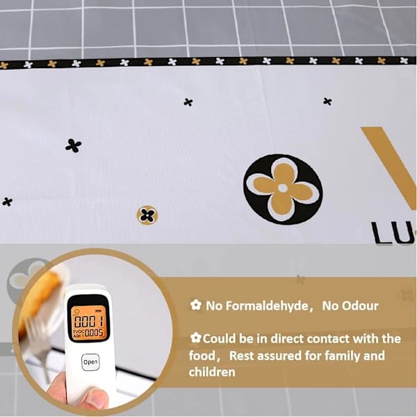 Round Tablecloth Waterproof Oilcloth Round Tablecloth Environmentally Friendly
