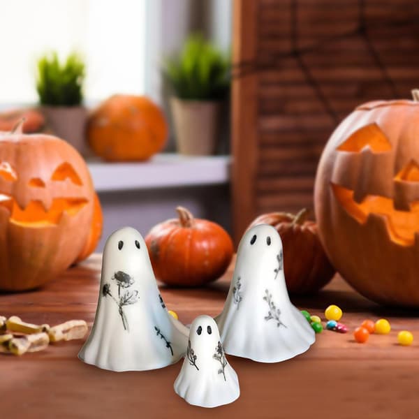 Halloween Ghost Ornament Decoration Shelf Fireplace Decoration Durable Resin Gift Set