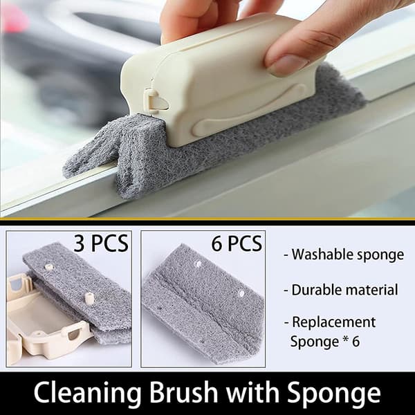 (13 pcs) Handheld Door and Window Groove Cleaning Tools
