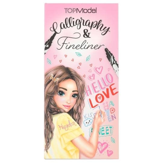 TOPModel Kalligrafi- & Finelinerpennor, 8-pack