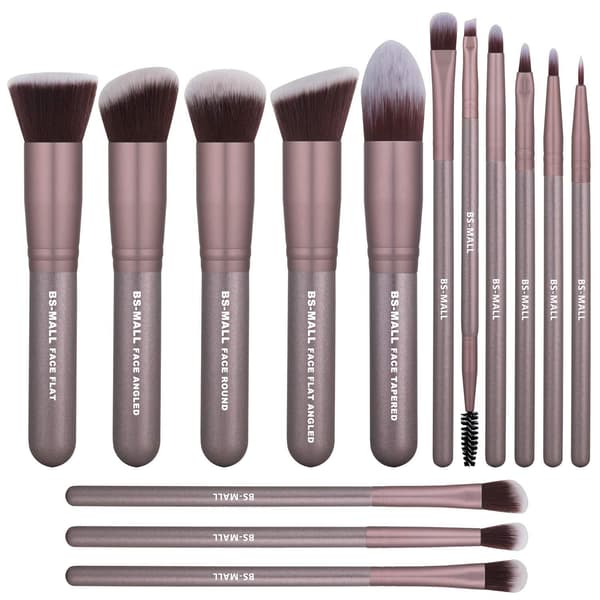 BS02 - BS-MALL 14 stk. eksklusive makeupbørster af bedste kvalitet 150 150