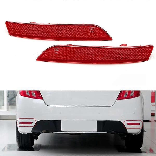Rear Bumper Reflector Lamp for 508 2010 2011 2012 2013 2014 Rear Bumper Light Bar Warning Light