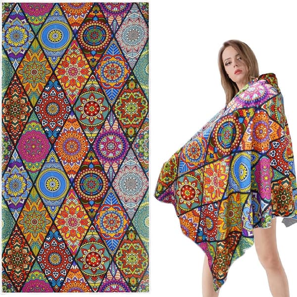 Microfiber Beach Towel Bohemian Printed Towel, Sport Towel