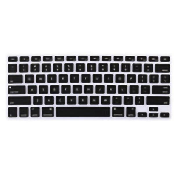 Keyboard Cover for MacBook Font Matching Waterproof Dustproof Silicone Keyboard Protector Black 20 US Version 13air (A2337)
