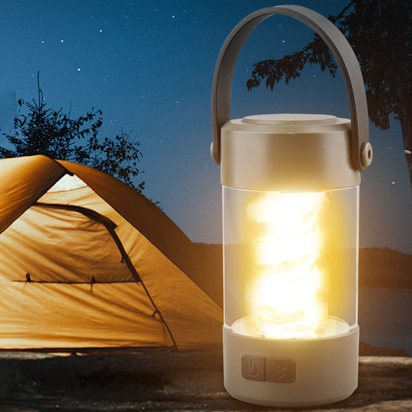 Wireless Multifunction Speaker Camping Lamp Water Resistant, Robust Night Light for Outdoor Activities Without Bracket Without Bracket