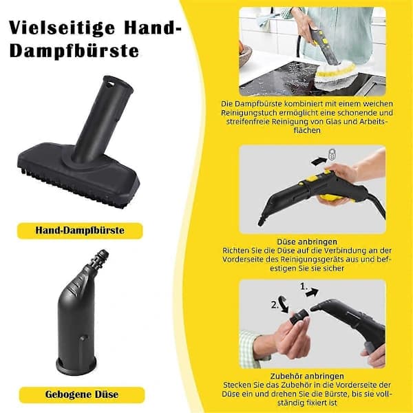 10-piece accessory set for Kärcher steam cleaners SC1, SC2, SC3, SC4