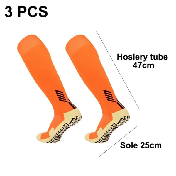 Fotballstrømper 3 par Sporty knestrømper Oransje KLB