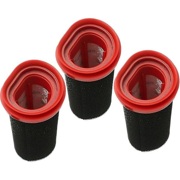 3-pak 25.2V/21.6V Filter til Bosch Flexxo Serie 4 Trådløs Støvsuger Bbh32101 Etc, Erstatning