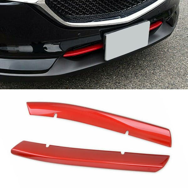 Til -5 Cx5 2017-2020 kofanger nederste grill trim panel dæksel udvendig modifikation bil styling