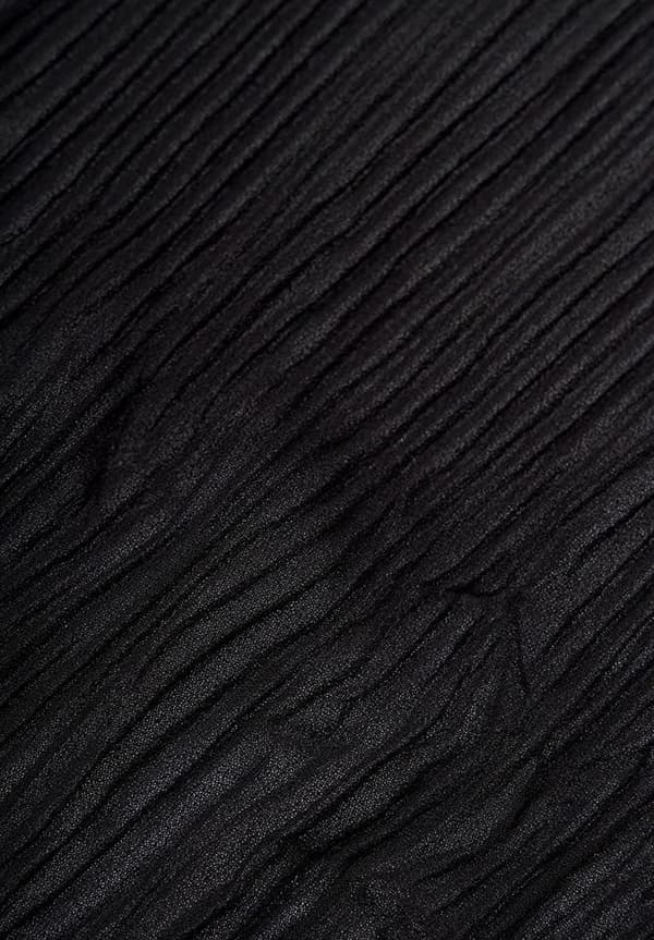 Kvinders retro-stil sløjfe plisseret slips, elastisk, scrunchie, fletning elastisk, hårbånd, farve: Sort